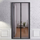 Plasa anti-insecte pentru Usa 100x220 cm Inchidere Magnetica negru
